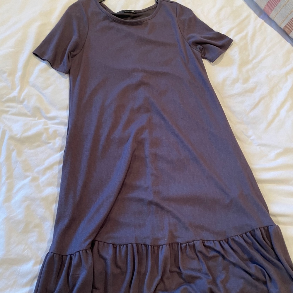 soft grey pocket dress